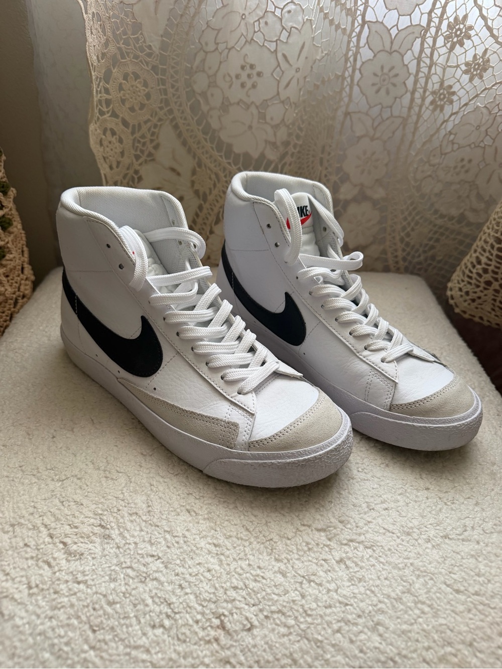 Nike Blazer Mid'77 Vintage white black Sneakers - Picture 4 of 14